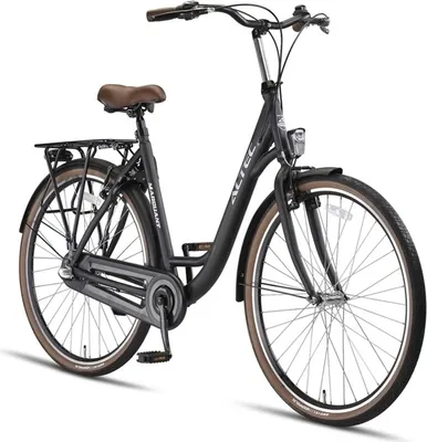 Produktbild von Marquant 28 Zoll 56 cm Damen 3G Felgenbremse Mattschwarz
