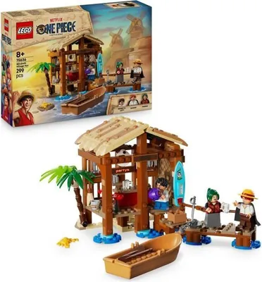 Produktbild von LEGO ONE PIECE Fuchsia Dorf Bar Bauset, Konstruktionsspielzeug für Kinder ab 8 Jahren, Piraten Abenteuer