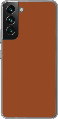 Produktbild von MuchoWow® Handyhülle Schutzhülle Hülle für Telefoonhoesje Samsung Galaxy S22 Terrakotta - Braun - Palette - Unifarben - Farben - Farbe Silikon Softcase Handy Hülle - Mobiltelefonhülle