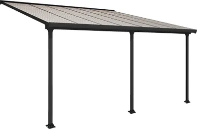 Produktbild von Palram - Canopia Aluminium Terrassenüberdachung Feria Anthrazit 387x425x305 cm
