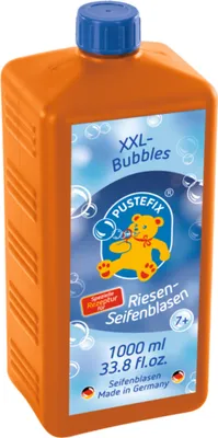 Produktbild von PUSTEFIX® 420869872 PUSTEFIX® Seifenblasenflüssigkeit Nachfüllflasche XXL-Bubbles 1000 ml
