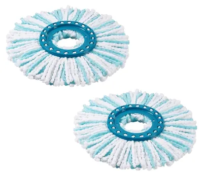 2 Ersatzköpfe für Leifheit Clean Twist Mop, Mikrofaser