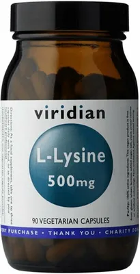 Imagen del producto de Viridian L-Lisina, 90 cápsulas