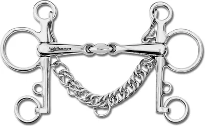 Produktbild von Waldhausen Pelham doppelt gebrochen, massiv, Größe:14,5 cm