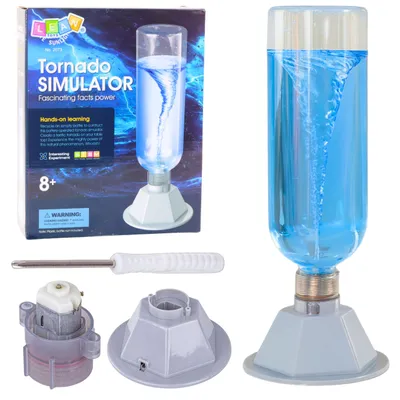Image de Kit d'expérimentation éducative pour simulateur de tornade à faire soi-même