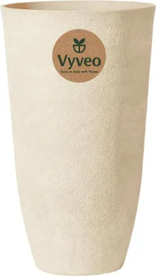 Immagine prodotto di Vyveo - Vaso da fiori Tower - Beige - 35x61