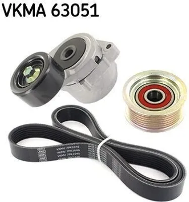 Produktbild von SKF VKMA 63051 Keilrippenriemensatz für HONDA CIVIC VIII Hatchback (FN, FK)
