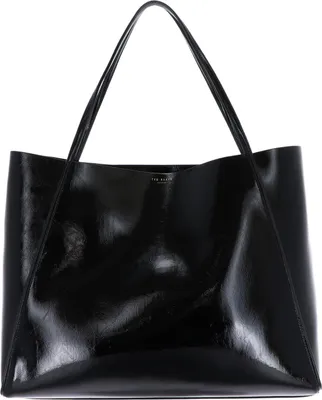 Image de Ted Baker sac à épaule sac shopper Brisaa Thin Strap Crinkle Slouchy Tote Bag Black noir