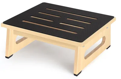 Immagine prodotto di Gradino in legno da 13 cm con superficie antiscivolo, per adulti