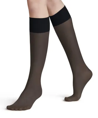Imagen del producto de FALKE Pure Matt, medias finas de 20 den, para mujer, modelo 6179, color azul marino, talla 35-38