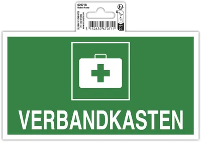 Immagine prodotto di Cartello cassetta di pronto soccorso 20x11cm PVC
