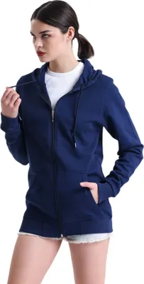 Produktbild von Sweatshirt Hoodies mit Zipper Royyen 3071 Kapuzze – NAVY BLAU / S