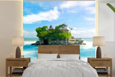Productafbeelding van Indonesische eilandenfoto behang, 300 x 300 cm