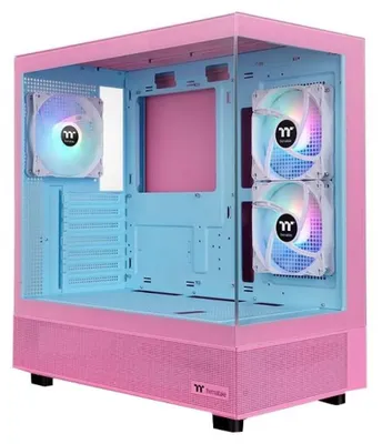 Zdjęcie produktu dla Thermaltake View 270 Plus TG, Midi Tower, PC, Różowy, ATX, EATX, micro ATX, Mini-ITX, SPCC, Szkło hartowane, Gaming