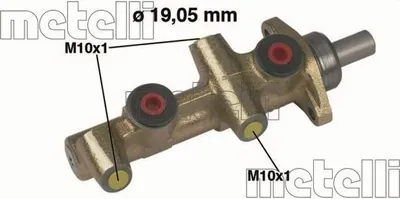 Produktbild von METELLI 05-0138 Bremszylinder Hauptbremszylinder passend für MERCEDES-BENZ Stufenheck (W123) S-Klasse Limousine (W126) SL (R107) W123 Coupe (C123)