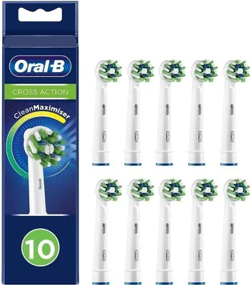 Produktbild von Oral-B Aufsteckbürsten CrossAction 10er CleanMaximizer