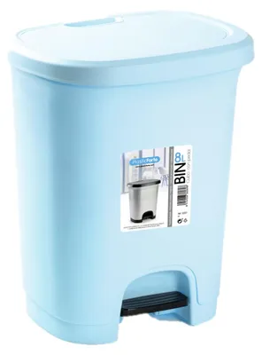 Produktbild von Plasticforte Treteimer - hellblau - 8 l - 30 cm