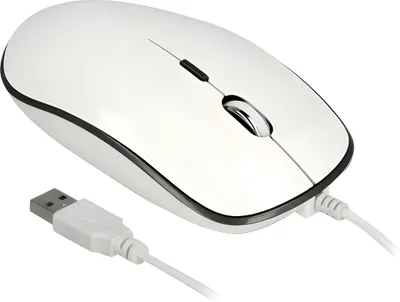Zdjęcie produktu dla DeLOCK 12532, Oburęczny, Optyczny, USB Typu-A, 3200 DPI, Biały