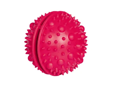 Produktbild von Nobby Vollgummi Snackball mit Noppen - rot - 7,5 cm; 60014
