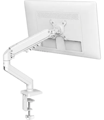 Image de Support de bureau P1.07.001, pour un écran de 15 à 32 pouces, blanc