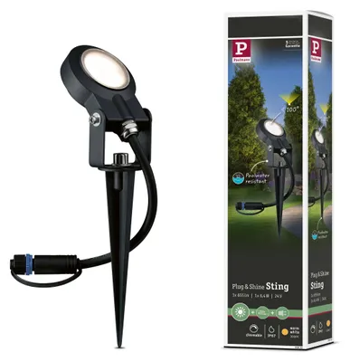 Immagine prodotto di Paulmann Plug & Shine LED Gartenstrahler Sting Einzelspot