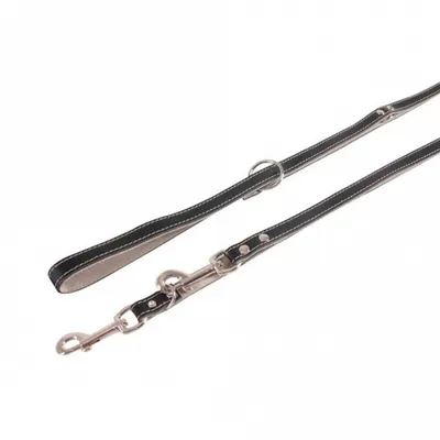 Produktbild von Karlie Führleine Chic - Schwarz/Grau, 200 cm / 18 mm