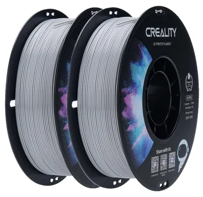 PETG-Filament 1,75 mm, 2 kg, grau, hohe Zähigkeit, geruchlos