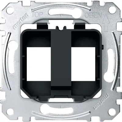 Produktbild von Merten MEG4566-0003, Aluminium, Schwarz, Schraubenlos, 1 Stück(e)
