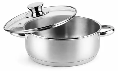 Induktionskochtopf Edelstahl 18/10 2,6 L Ø 20 cm