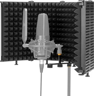 Produktbild von Akustikleinwand faltbar EVA-Schaumstoff 71x28 cm schwarz Boya BY-RF5P