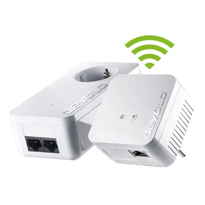 Immagine prodotto di devolo 9623 dLAN 550 WiFi Starter Kit Powerline (500 Mbps WLAN attraverso la presa, 300 Mbps via WLAN