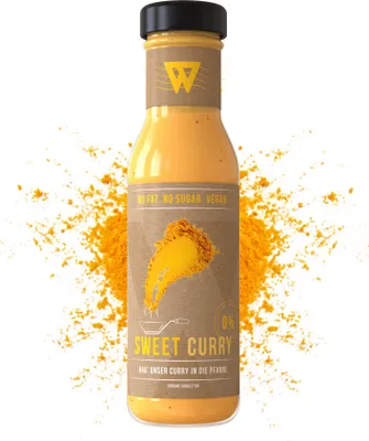 Produktbild von XAXX HC WunderSauce Sweet Curry, zuckerfreie Sauce, 250 ml