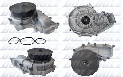 Obrázok produktu pre Chladiaca pumpa DOLZ E128, vodná pumpa pre vozidlá značky SCANIA série P, G, R, T a série L, P, G, R, S