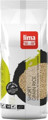 Zdjęcie produktu dla Ryż okrągłoziarnisty - pełnoziarnisty 1kg