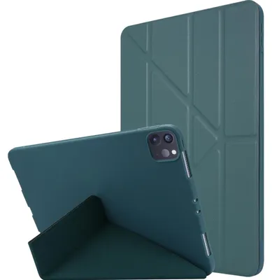Produktbild von Mobigear Origami Schutzhülle für iPad Pro 13 Zoll (2024) – Klapphülle – Grün
