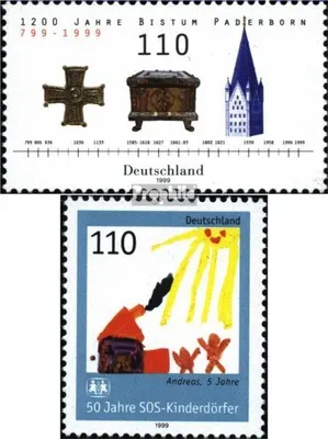 Produktbild von Briefmarken BRD (BR.Deutschland) 1999 Mi 2060,2062 (kompl.Ausg.) gestempelt Sondermarken