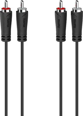 Produktbild von HAMA Kabel Audio 2 Cinch-Stecker - 2 Cinch-Stecker 0,5 m