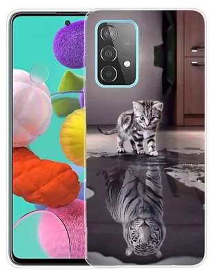 Immagine prodotto di Custodia König Design compatibile con Samsung Galaxy A32 5G - Custodia morbida in plastica per cellulare - Custodia trasparente