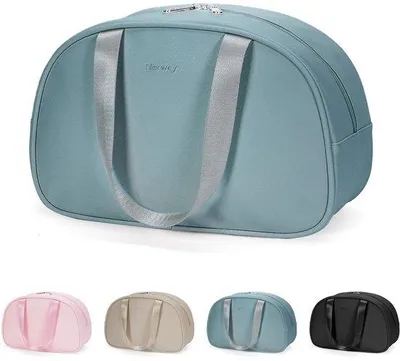 Image de Trousse de maquillage gris-bleu pour femmes et filles