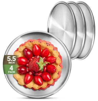 Productafbeelding van Ronde serveerschalen - 4 stuks - 14 cm - Ovenbestendig