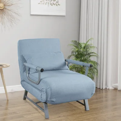 Produktbild von VCM Schlafsessel | Polyester-Stoff | Maße ca. ca. H. 95 x B. 64 x T. 78 cm | Sessel mit Schlaffunktion | Schlafsessel - Kolino