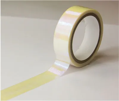 Produktbild von Dekoband - Iridescent Transparent Pink - Glänzend - Repositionierbar - 15 mm x 10 m