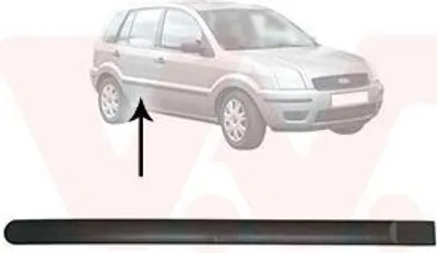 Produktbild von VAN WEZEL Zierleiste für die Tür Hinten Rechts Leiste für FORD FUSION (JU) 1810426