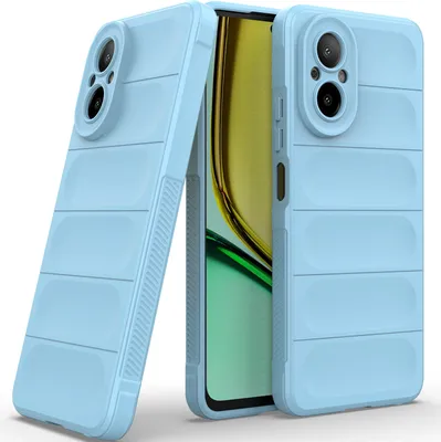 Produktbild von Handyhülle für Realme C67 4G Weich TPU Silikon Stossfest Anti-rutsch Hülle Blau