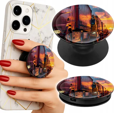 Produktbild von Handyhalterung/PopSocket für Finger – LKW-Fahrzeug