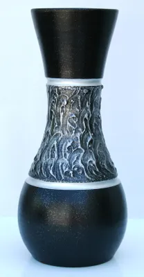 Produktbild von BODENVASE 50cm groß Keramik - Modell Beleza 2 Schwarz