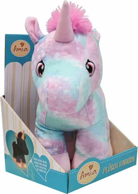 Zdjęcie produktu dla Amia pluszowy jednorożec świecący w ciemności, 30 cm 59145720