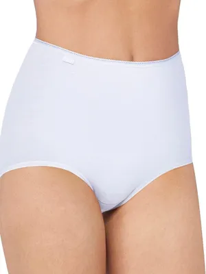Produktbild von Sloggi Damen Unterhose 24/7 Baumwolle Maxi, Baumwolle, 46, Weiß