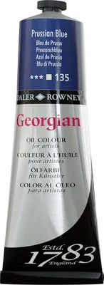 Produktbild von Daler Rowney Georgian Ölgemälde Prussian Blue 225 ml 1 Stck
