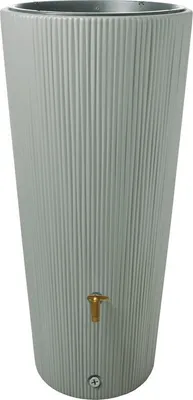 Produktbild von 4rain VASO DECOR 2in1 bepflanzbare Regentonne 220 Liter agave inkl. Pflanzschale